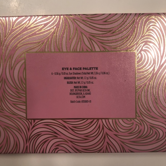 Ulta Beauty Colorful Eyeshadow And Face Palette With Shadows, Highlighter, Blush - Picture 3 of 3